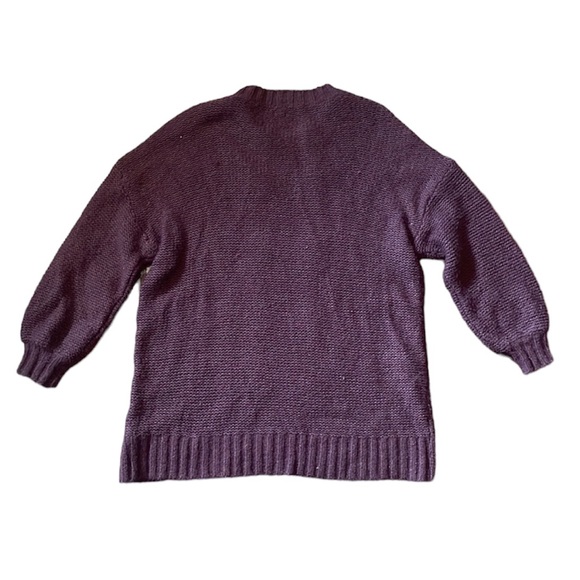 Aerie Burgundy Loose Knit Sweater - Picture 7 of 8